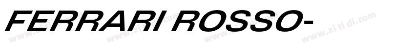 FERRARI ROSSO字体转换 FERRARI ROSSO字体转换